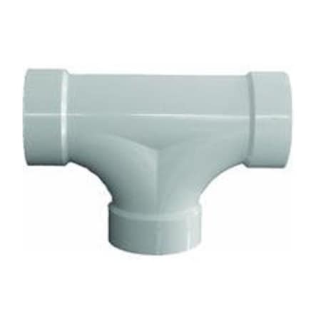 Charlotte Pipe And Foundry PVC 004480800HA 4IN 2-WAY CLEANOUT TEE PVC D PVC 00448 0800HA