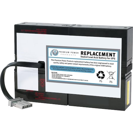 Premium Power Products Battery, SLA, APC, #59 SLA59-ER
