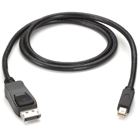 Black Box Mini DisplayPort to DisplayPort Cable - Male/Male, 3-ft. 0.9-m ENVMDPDP-0003-MM