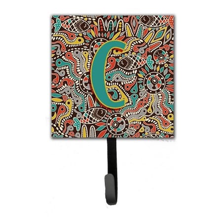 Carolines Treasures Letter C Retro Tribal Alphabet Initial Leash and Key Holder CJ2013-CSH4