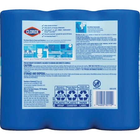 Clorox Disinfecting Cleaning Wipes Tub, 3-Pack 35 Each 30112
