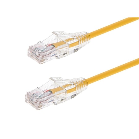 Monoprice Slim Cat6 Utp Cable, 14 ft.Yellow 13551