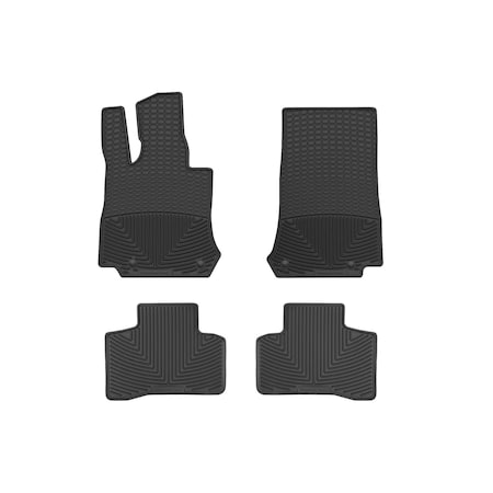 Weathertech Black, Front and Rear All Weather Floor Mats W442-W443