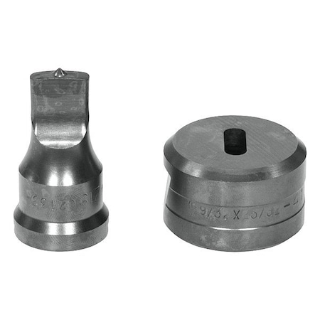Edwards Oblong Punch & Die Set ED9-PDOB1/4X3/4
