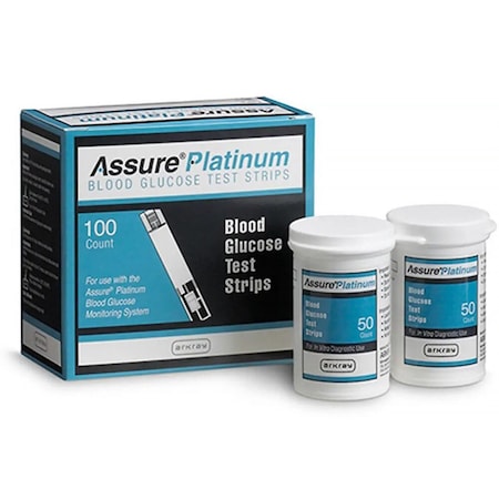 Assure Platinum Blood Glucose Test Strips, 100PK 500100