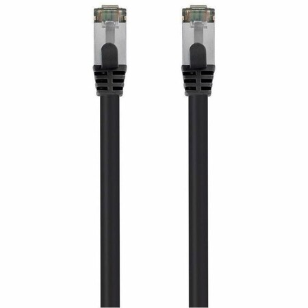 Monoprice ENTEGRADE SERIES CAT8 26AWG S/FTP ETHERNET NETWORK CABLE_ 2GHZ_ 40G_ 7FT_ BLACK 41013
