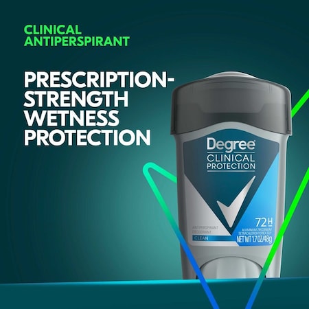 Degree Men Clean Clinical Antiperspirant Deodorant, 1.7 Ounce, 24PK 68692138