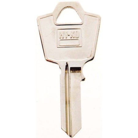 Hy-Ko Key Blank, Brass, Nickel, For: ESP Vehicle Locks 11010ES9