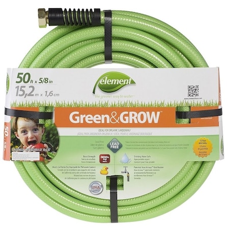 Swan SWAN ELGG58050 Garden Hose, 50 ft L, Vinyl ELGG58050