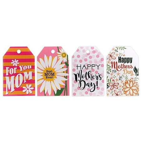 Nashville Wraps Mothers Day Gloss Tag Assortment, 2.25x3.5, 100PK PTMDA