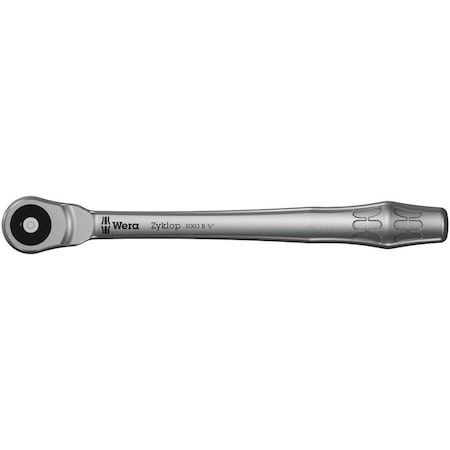 Wera 8003 B Zyklop Metal Ratchet with push-through square and 3/8 in drive, 3/8 in x 222 mm 5004033001