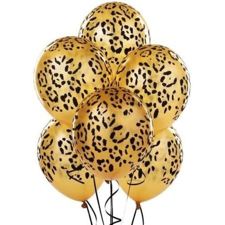 Loonballoon LEOPARD Spots Gold 12 Jungle Latex Helium Balloons Birthday Party Baby Shower lucky-B01FTXOCBK