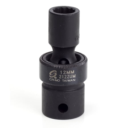 Sunex 1/2 in Dr 12Mm 12Pt Universal Impact Socket 212ZUM