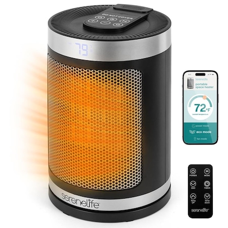 Serenelife Smart Space Heater SLSPCHTRW3BK