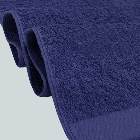 Supremeplus Premium Blue Hand Towels, 16 in x 27 in, Pack of 12, 12PK SP-4729