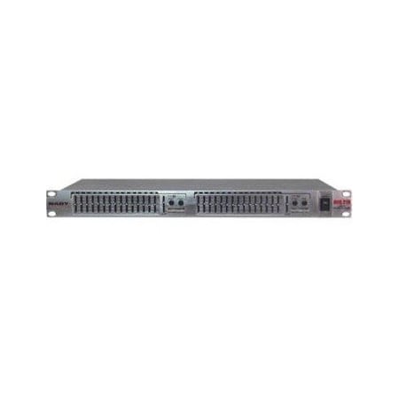 Nady 2 Channel Equalizer, Single Rack Space, 15 -2/3rd Octave Bands Each Channel GEQ215