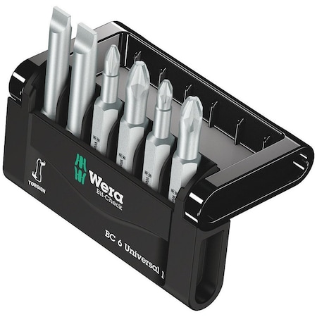 Wera Bit-Check 6 Universal 1, 6 pieces 5056474001