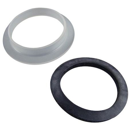 Danco Washer Assortment, 1-3/8 in ID x 1-3/4 in OD Dia, 1/8 in Thick, Polyethylene/Rubber 80046