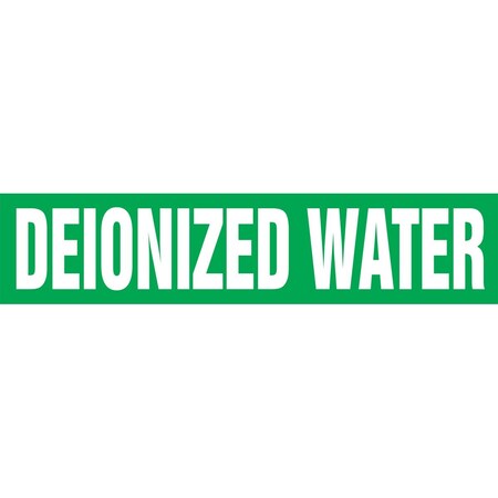 Accuform ASME ANSI PIPE MARKER DEIONIZED RPK253SSH
