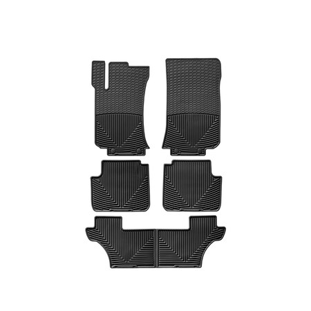 Weathertech Black, Front, Rear, and Rear All Weather Floor Mats W104-W106-W107