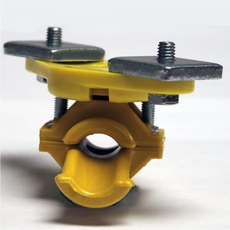 Kh Industries End Clamp, C-Track With Large Round Cable, .66in To 1.00in FTCT-EDRL