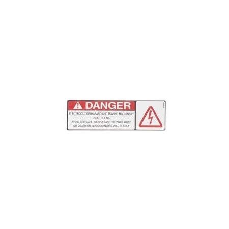 Jlg REPLACEMENT DECAL-ELECTROCUTION HAZARD 1702292