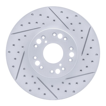Dynamic Friction Co DFC Geoperformance Rotor - Drilled and Slotted 830-75005R