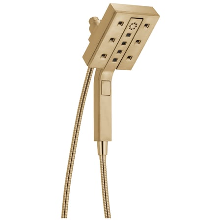 Delta Universal Showering Components H2Okinetic In2ition 4-Setting Two-In-One Shower 58473-CZ-PR25