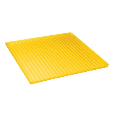 Eagle SafetyCabinetTray, Yellow, Polyethylene 29054