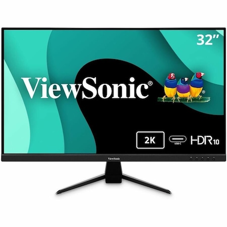 Viewsonic VX3267U-2K 32" Class WQHD LED Monitor - 16:9 - Black VX3267U2K