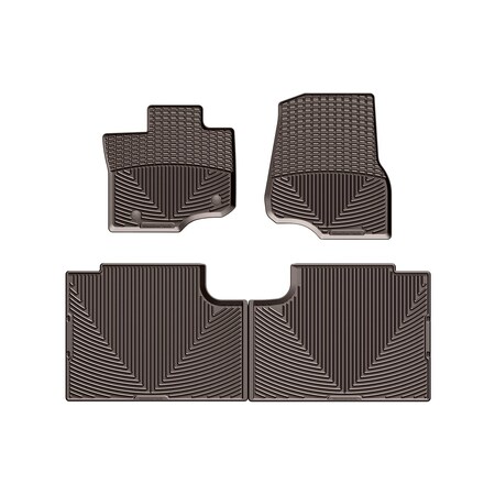 Weathertech Cocoa, Front and Rear All Weather Floor Mats WTFC345358