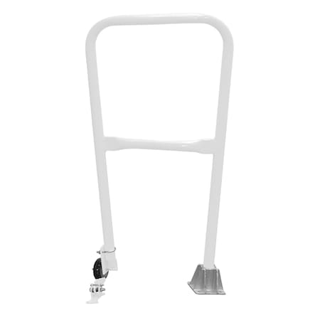 Vestil Steel Dock Safety Swing Gate 2 Ft. Length White SSG-2-WT