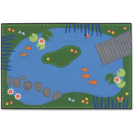 Carpets For Kids 36.06 Tranquil Pond 3 ft. x 4.5 ft. 36.06