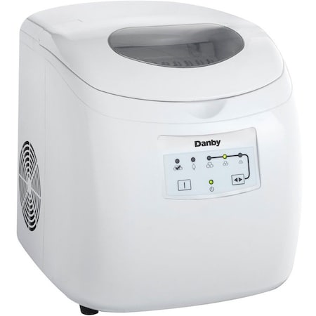 Danby Products Danby Countertop Ice Maker, Portable, Makes 25 lb. Per Day, White DIM2500WDB