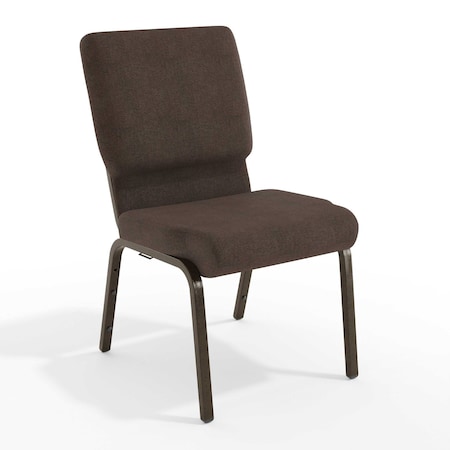 Flash Furniture Fabric Church Chair, Brown XU-CH-60096-BN-GG