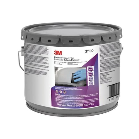 3M Platinum Body Filler, 3 Gallon Pail 7100096047