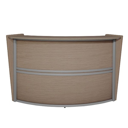 Regency Reception Desk, Steel Frame, 72 in W 77290NO