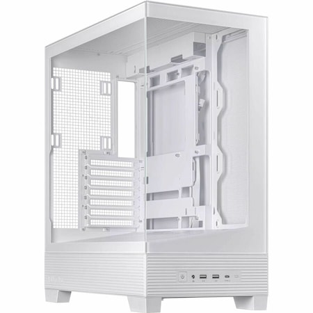 Asus White ATX Mid-Tower Gaming Case A31 TG WHITE