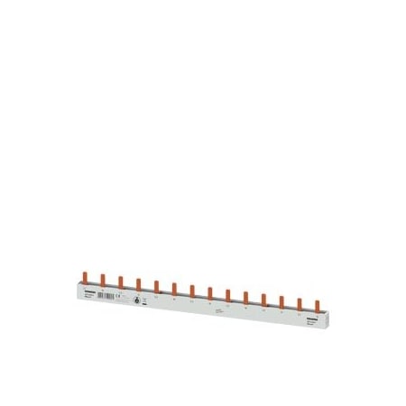 Siemens Pin Busbar, 10mm2 connection: 3p/N 7x MCB 2-pole touch protected 14MW fixed 5ST3623-4