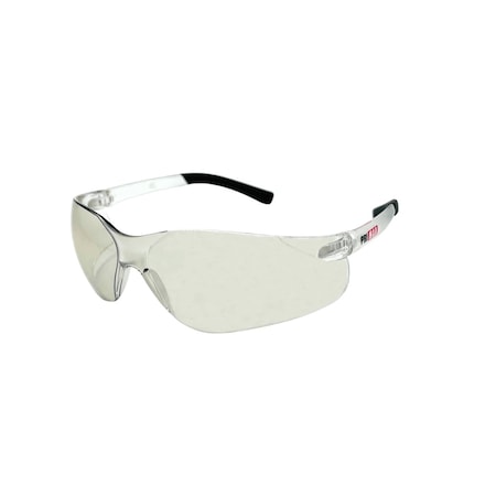Pri Max Indoor/Outdoor Rimless Safety Glasses, Rubber Temple Tips and Scratch Resistant SG20IO