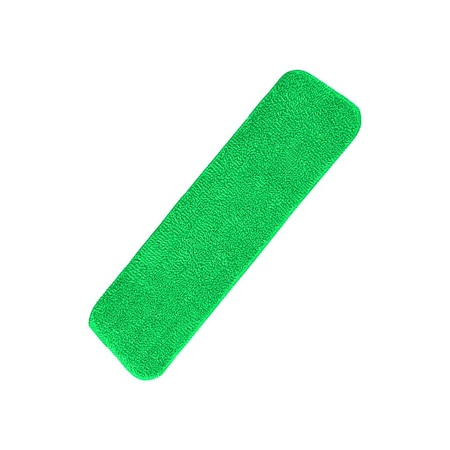 Bsl Dust Mop Pad Microfiber Green 18in - 1 Pack 5621-1