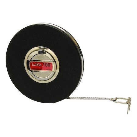 Crescent Lufkin Steel Tape, 100', Leader HC256N