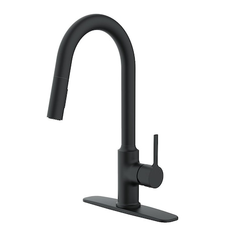 Boston Harbor Contemporary Pull-Down Kitchen Faucet, 1.8 gpm, 1 -Faucet Handle, 1 or 3 Hole -Faucet Hole FP4AF272BL