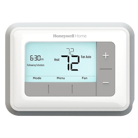 Honeywell Programmable Thermostat, Backlit Display, White RTH7560E1001/E