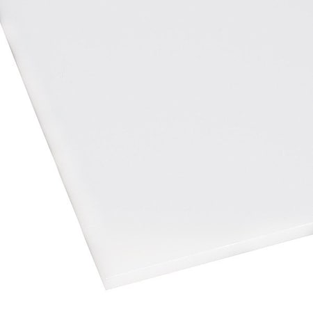 Zoro Select Off-White LDPE Sheet 10 ft L x 5 ft W x 0.125 in Thick SLDPENA.125X60.000X120.000