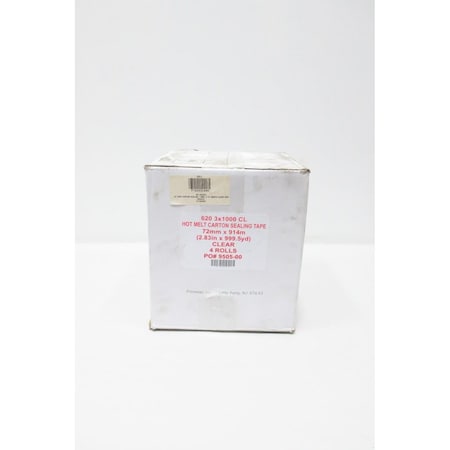 Primetac HOT MELT CARTON 2.83IN X 999.5YD SEALING TAPE, 4PK 620
