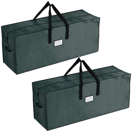 Elf Stor Christmas Tree Storage Bags for 7.5ft Artificial Trees Protects Decorations and Inflatables, 2PK 83-DT5542