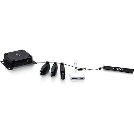 C2G HDMI Adapter Ring with Mini DP, DisplayPort, USB-C & Lightning - Black C2G29890