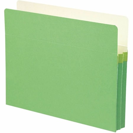 Smead File Pocket, StraightCut Tab, 134 Expansion, Letter Size, Green, 25 per Box 73216, Green SMD73216