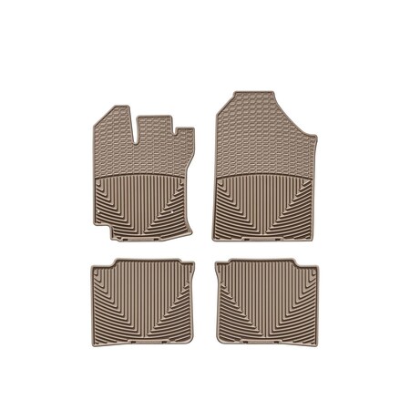 Weathertech Tan, Front and Rear All Weather Floor Mats WTCT128129